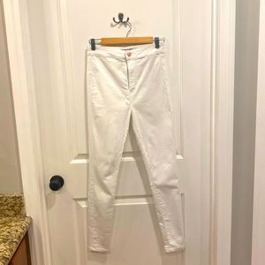 Guess factory super high rise skinny jeans